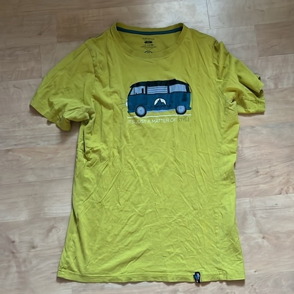 La Sportiva Italy Van T-shirt in color Bamboo, size L - Picture 2 of 5